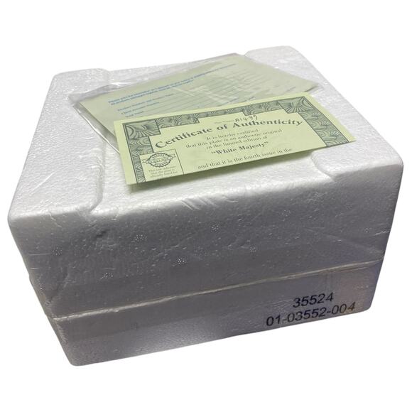 3D Souls Of The Earth White Majesty Bradford Exchange Wall Hanging Plaque COA - Picture 5 of 10